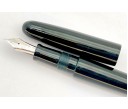 Nakaya Portable Cigar Tamesukashi Ascending Dragon I Ao-Tamenuri Fountain Pen [no.16019]